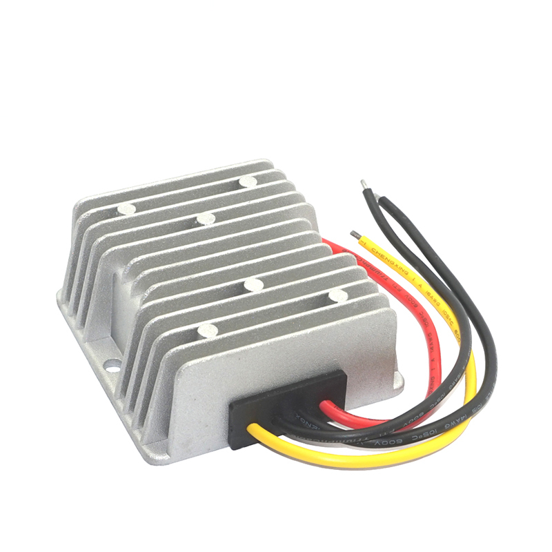 Convertidor reductor de potencia impermeable IP68 no aislado de 24 V CC a 13,8 V CC 10 A 138 W